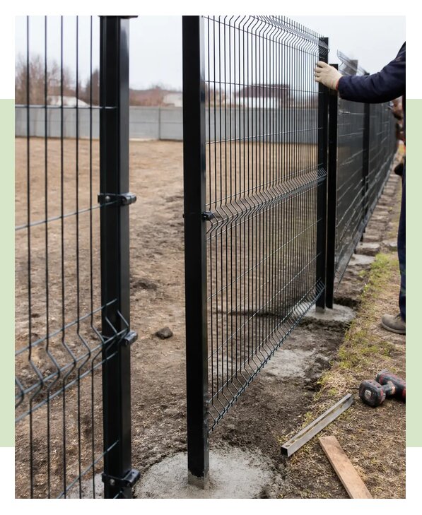 Монтаж забора 3Д под ключ с установкой по цене в Верхней Пышме