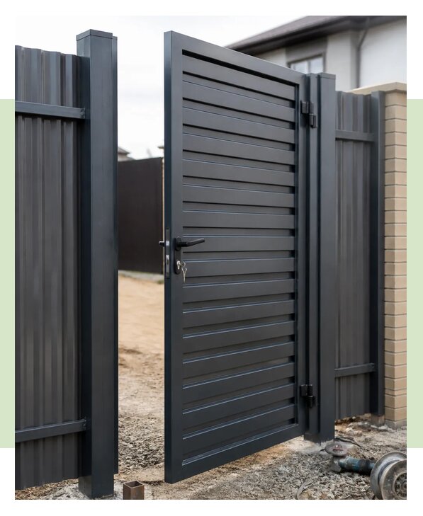 Металлическая калитка под ключ с установкой в Верхней Пышме